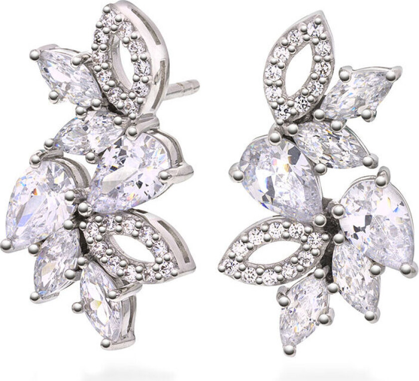 , Øredobber i 925 sølv med zirkonia