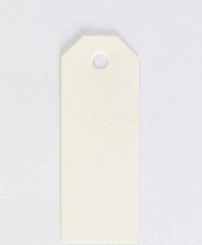 Manillamerkelapper Råhvit 3x8 Cm 20 Stk