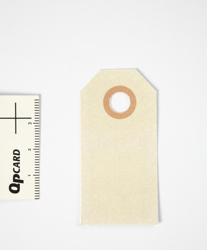 Manillamerkelapper Cream 3x6 Cm 30 Stk