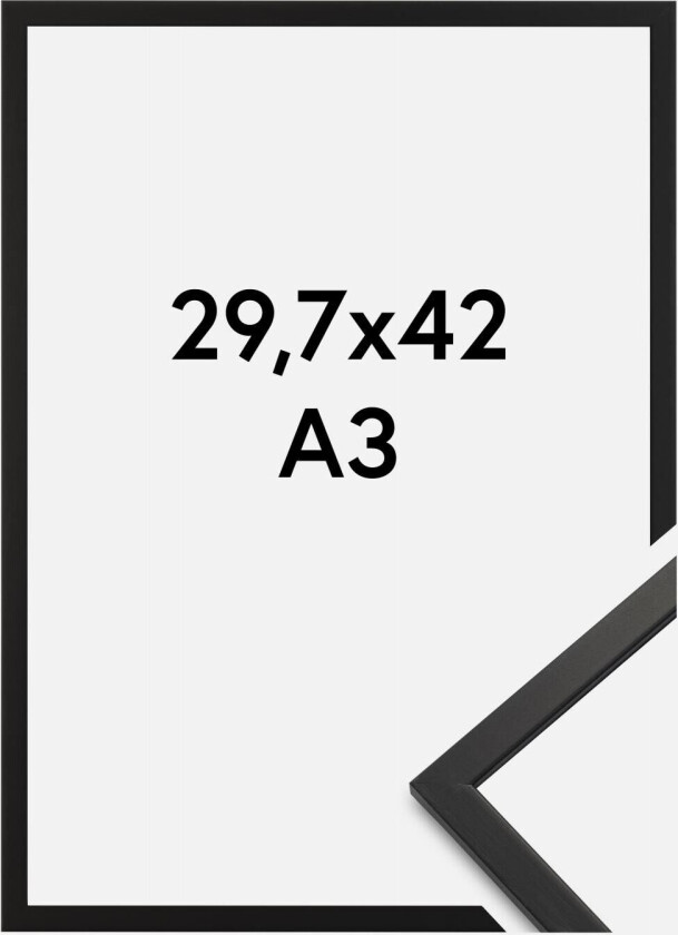 Ramme Edsbyn Svart 29,7x42 Cm (A3)