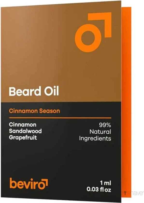 Beard Oil, Cinnamon Season- Tester