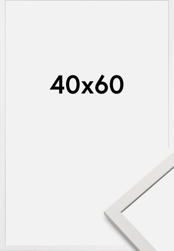 Ramme Edsbyn Akrylglass Hvit 40x60 Cm