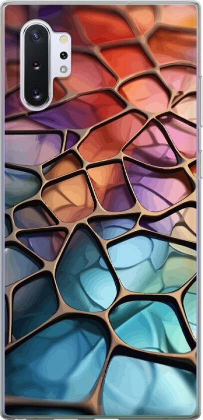 Mobildeksel til Samsung Galaxy Note10+ med Metalliskt mønster motiv