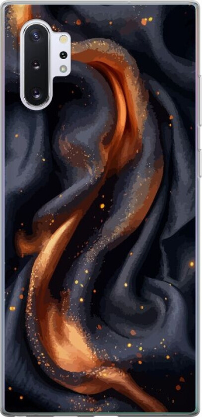 Mobildeksel til Samsung Galaxy Note10+ med Brennende silke motiv