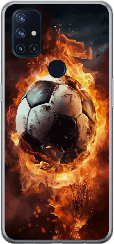 Mobildeksel til OnePlus Nord N10 5G med Fotball motiv