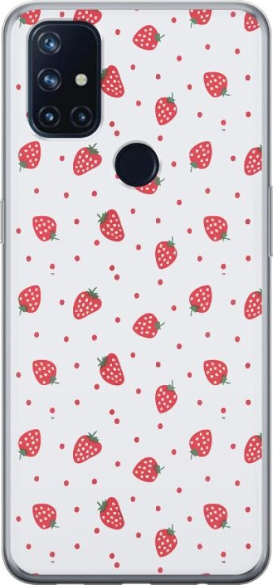 Mobildeksel til OnePlus Nord N10 5G med Jordbær motiv