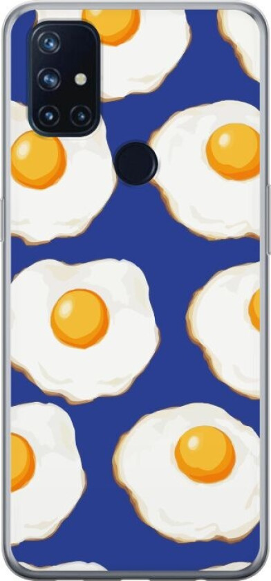 Mobildeksel til OnePlus Nord N10 5G med Stekte egg motiv