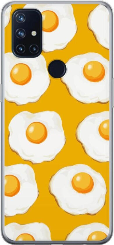 Mobildeksel til OnePlus Nord N10 5G med Stekt egg motiv