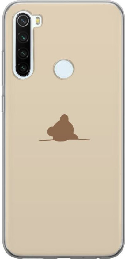 Mobildeksel til Xiaomi Redmi Note 8 med Nalle motiv