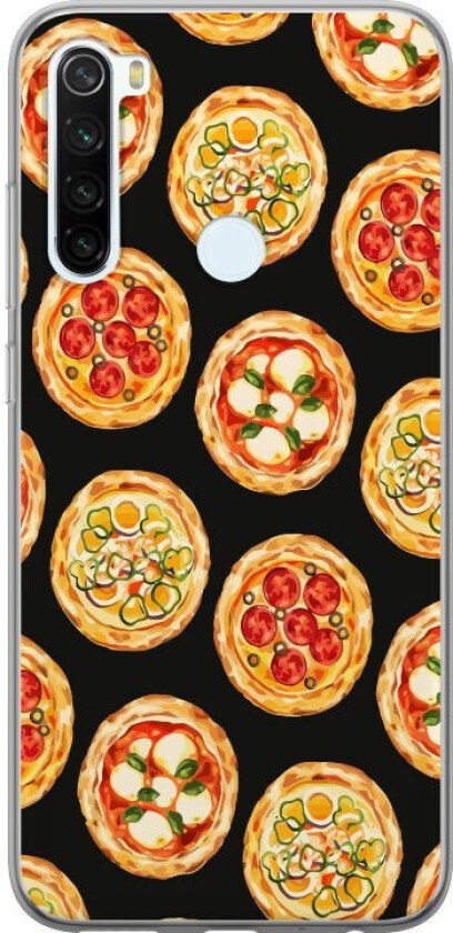 Mobildeksel til Xiaomi Redmi Note 8 med Pizza motiv
