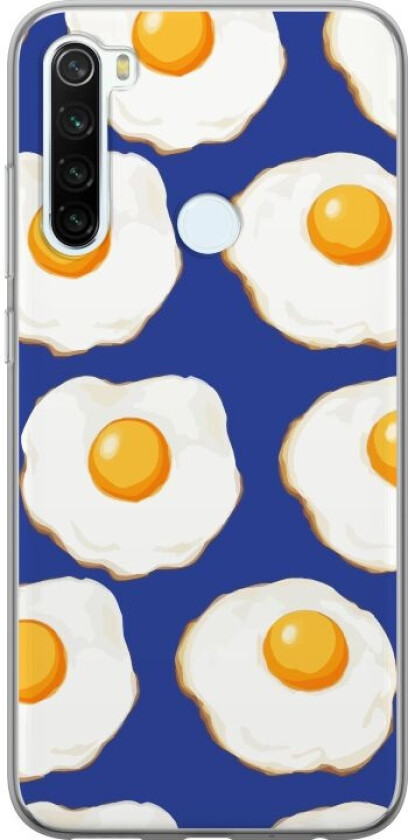 Mobildeksel til Xiaomi Redmi Note 8 med Stekte egg motiv