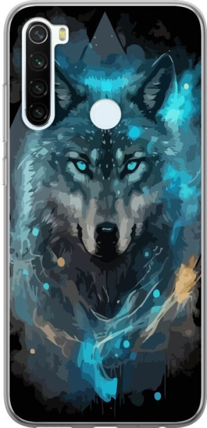 Mobildeksel til Xiaomi Redmi Note 8 med Ulve motiv