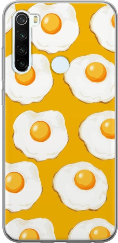 Mobildeksel til Xiaomi Redmi Note 8 med Stekt egg motiv