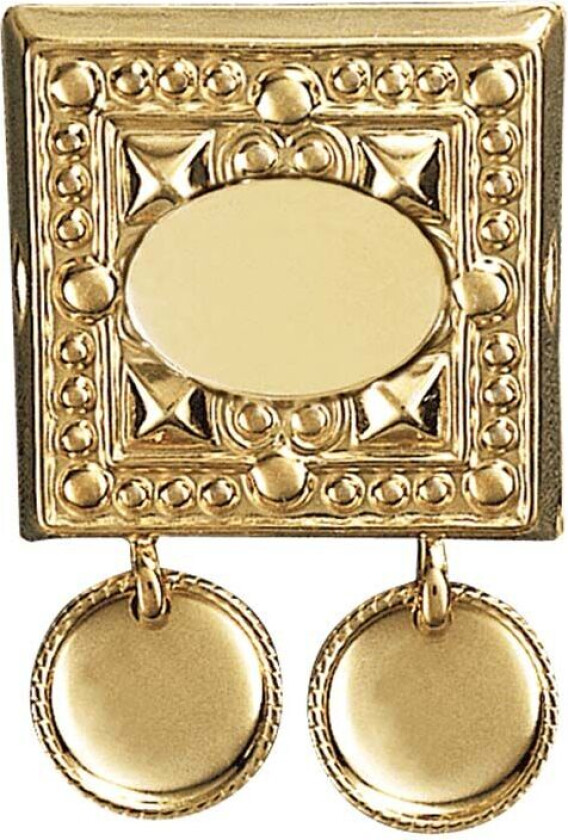 Navnestøl i 830 forgylt sølv