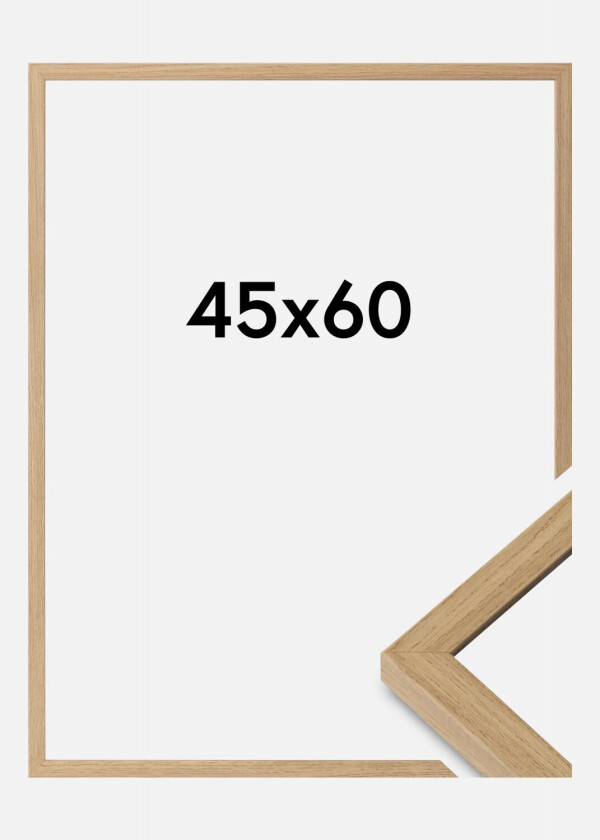 Ramme Ares Akrylglass Natural Oak 45x60 Cm