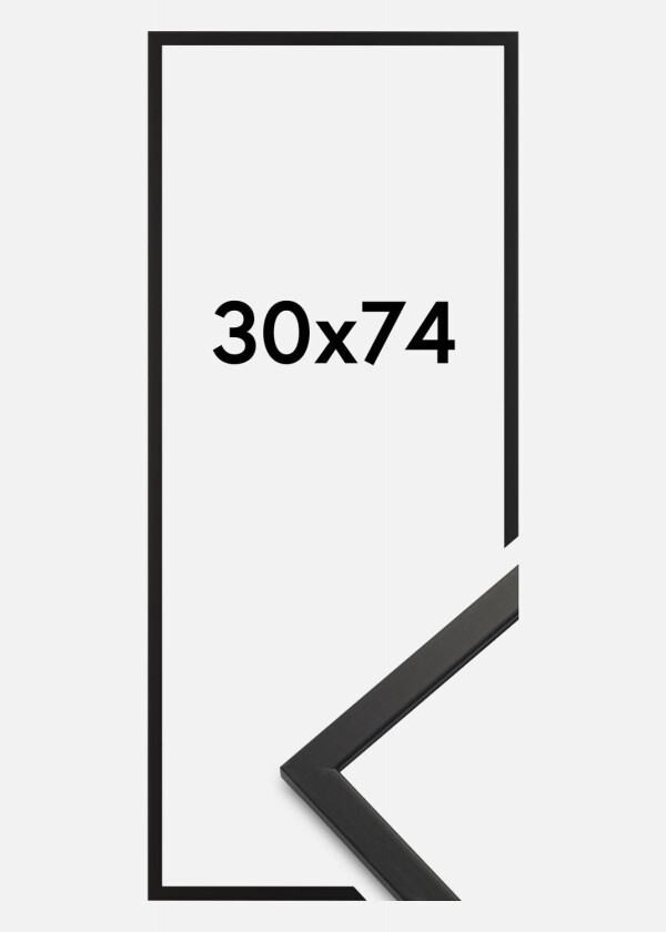 Ramme Edsbyn Svart 30x74 Cm