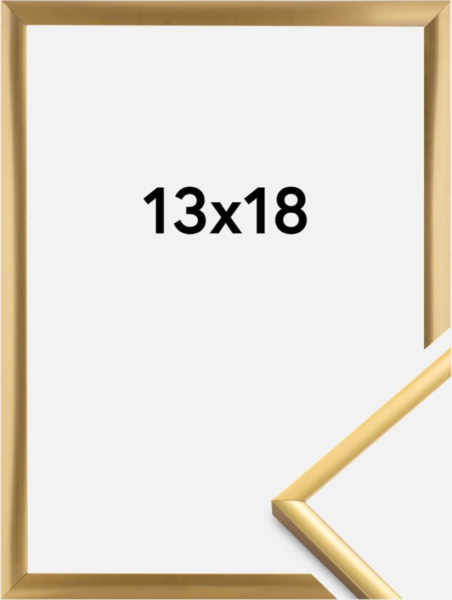 Ramme New Lifestyle Akrylglass Shiny Gold 13x18 Cm