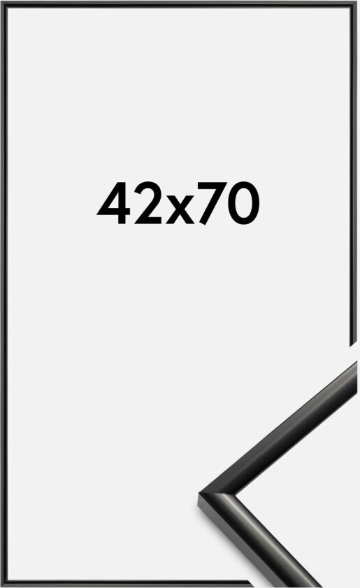 Ramme New Lifestyle Svart 42x70 Cm