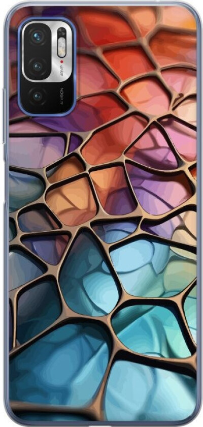 Mobildeksel til Xiaomi Redmi Note 10 5G med Metalliskt mønster motiv