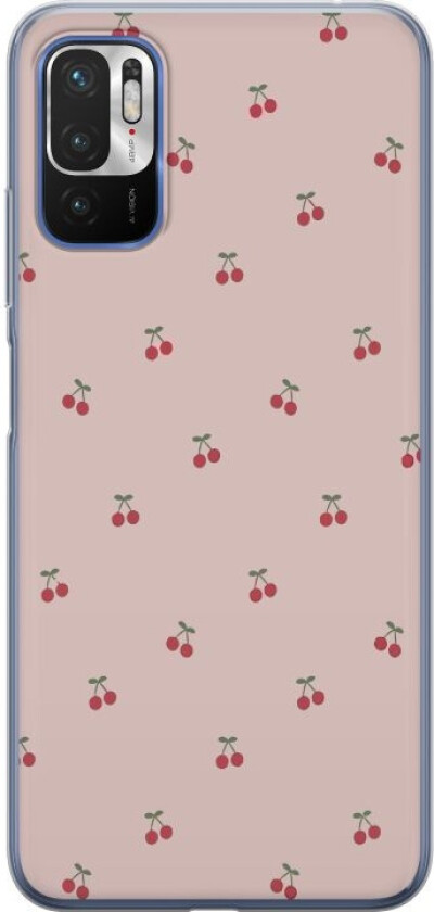 Mobildeksel til Xiaomi Redmi Note 10 5G med Kirsebær motiv