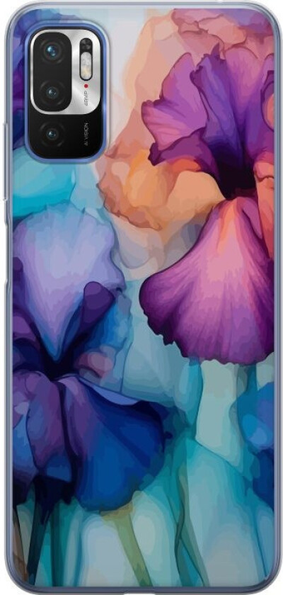 Mobildeksel til Xiaomi Redmi Note 10 5G med Magiske blomster motiv