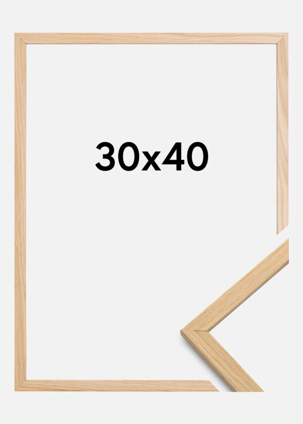 Ramme Edsbyn Eik Premium Antireflex 30x40 Cm