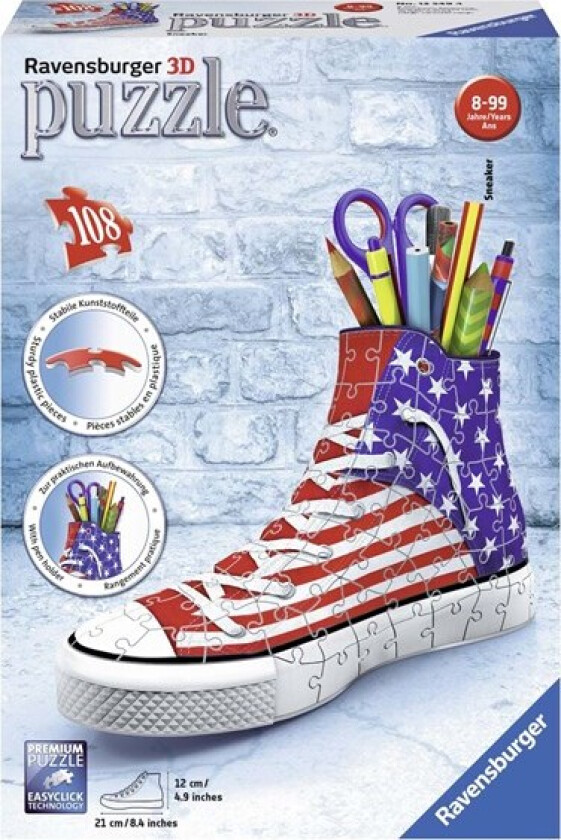 3D puzzle-America Sneaker 3D Puslespill