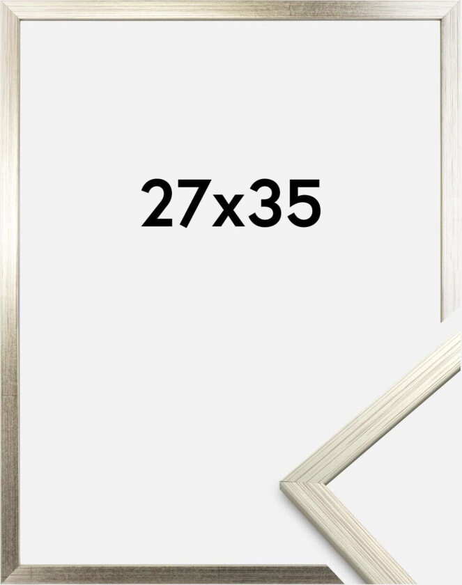 Ramme Edsbyn Akrylglass Sølv 27x35 Cm