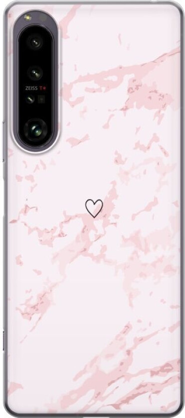 Mobildeksel til Sony Xperia 1 IV med Rosa Hjerte motiv