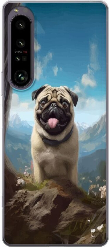 Mobildeksel til Sony Xperia 1 IV med Glad Hund motiv