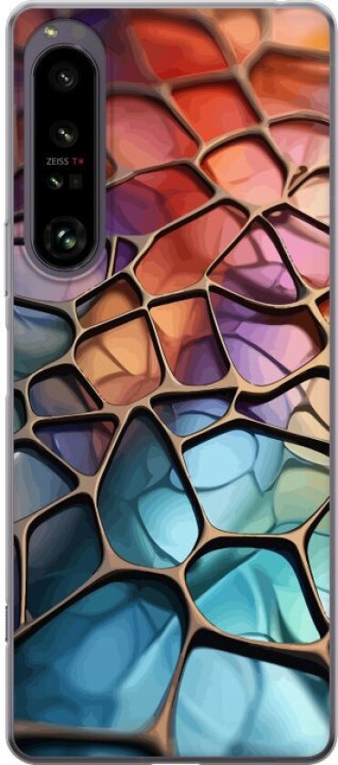 Mobildeksel til Sony Xperia 1 IV med Metalliskt mønster motiv