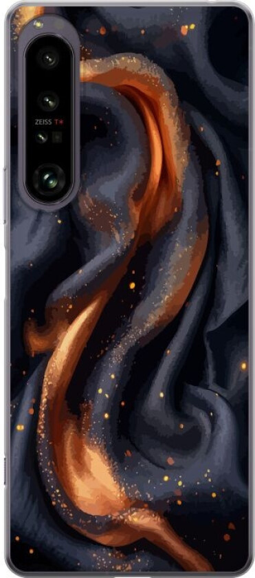 Mobildeksel til Sony Xperia 1 IV med Brennende silke motiv