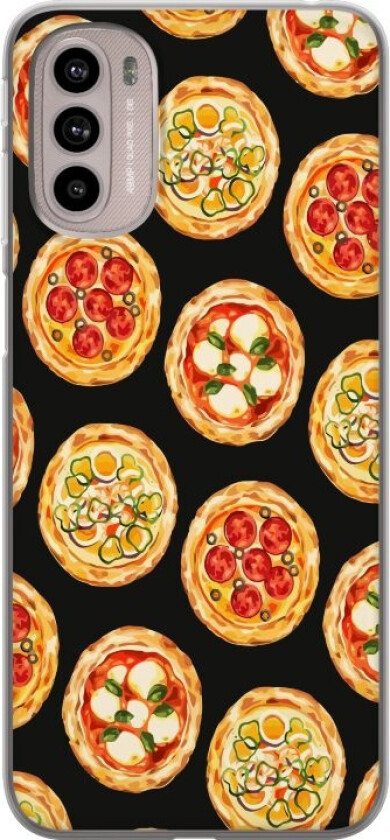 Mobildeksel til Motorola Moto G41 med Pizza motiv