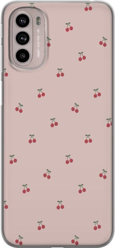 Mobildeksel til Motorola Moto G41 med Kirsebær motiv