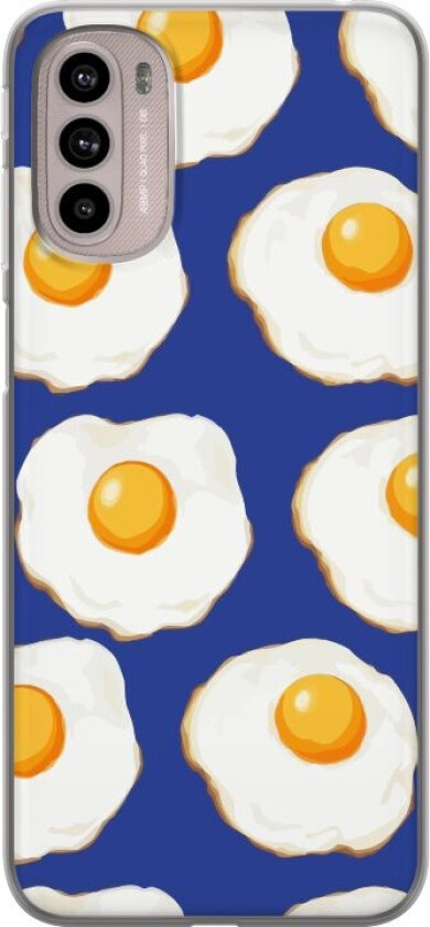 Mobildeksel til Motorola Moto G41 med Stekte egg motiv