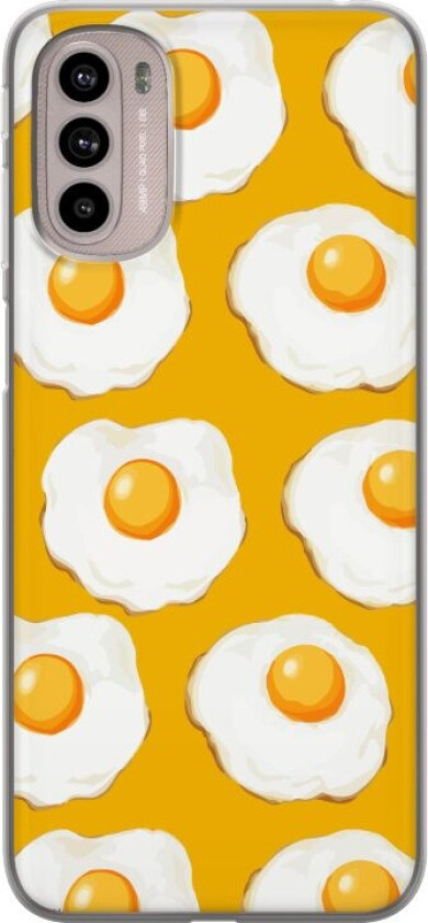 Mobildeksel til Motorola Moto G41 med Stekt egg motiv