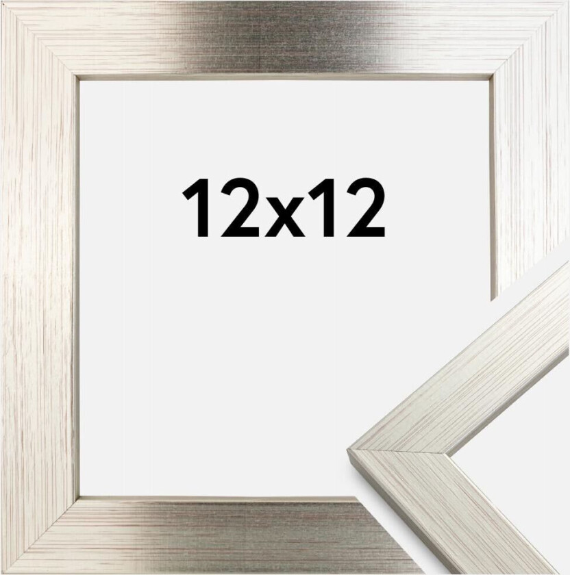 Ramme Silver Wood 12x12 Cm