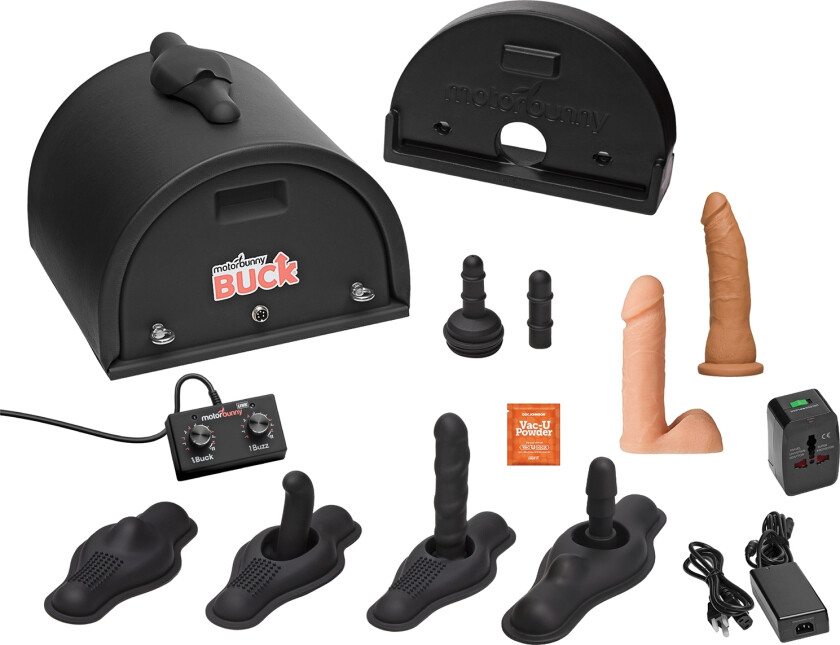 MotorBunny Buck Sex Machine med Vac-U-Lock - Svart