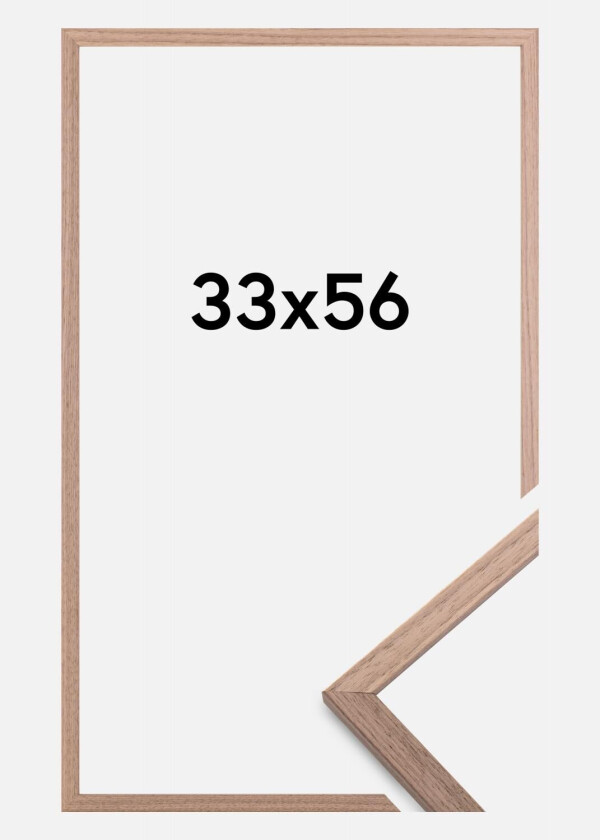 Ramme Edsbyn Lys Valnøtt 33x56 Cm