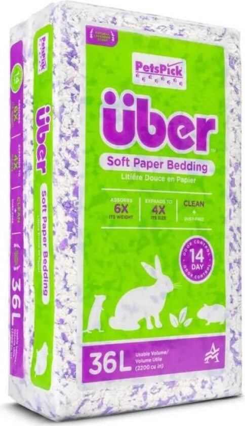 Bilde av Papirstrøelse 36 L Lilla/Hvid m/Lavendel duft