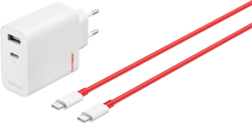 SUPERVOOC 80W Dual Ports GaN Power Adapter Kit