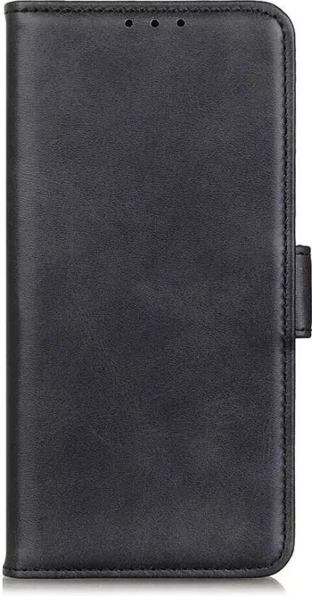 Samsung Galaxy S22 Flip Deksel i Mykt Skinn med Lommebok - Svart
