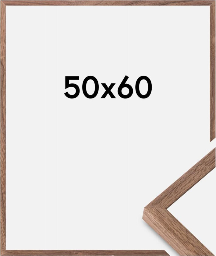 Focus Ramme Soul Walnut Veneer Akrylglass 50x60 Cm