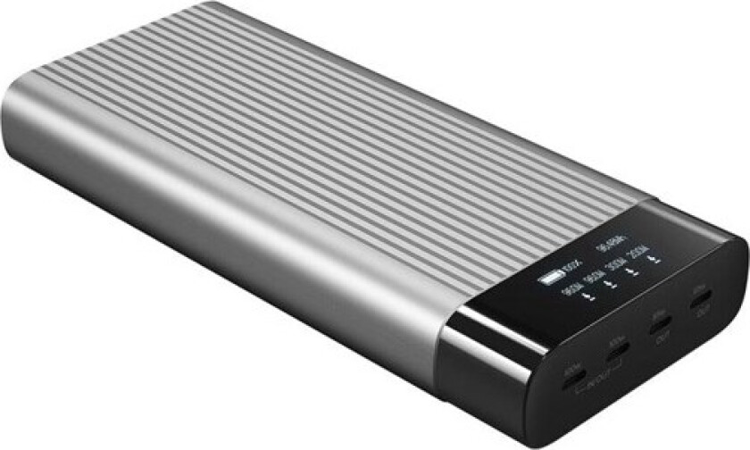 Juice HJ245B power bank - USB-C - 4 x USB-C - 245 Watt Nødlader - Svart - 27000 mAh
