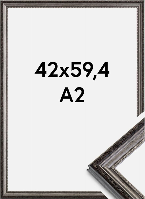 Ramme Abisko Akrylglass Sølv 42x59,4 Cm (A2)