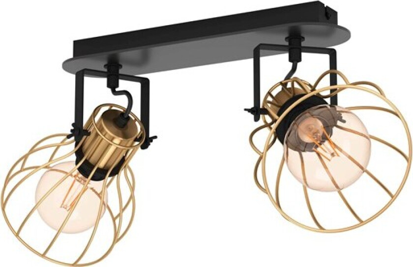 Sambatello black brushed brass