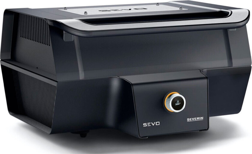 Severin Pg 8106 Sevo Gt, 3000 W, Grill, Elektrisk, 415 X 315 Mm, Skottel Braai, Svart, Sølv