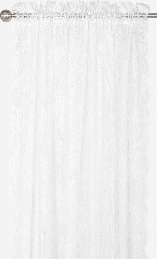 Mønstret blondegardin Rosalyn 2-pack 150 x 250 cm