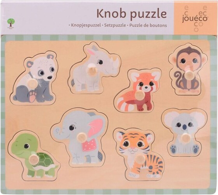 The Wildies Stud Puzzle 8pcs. Tre