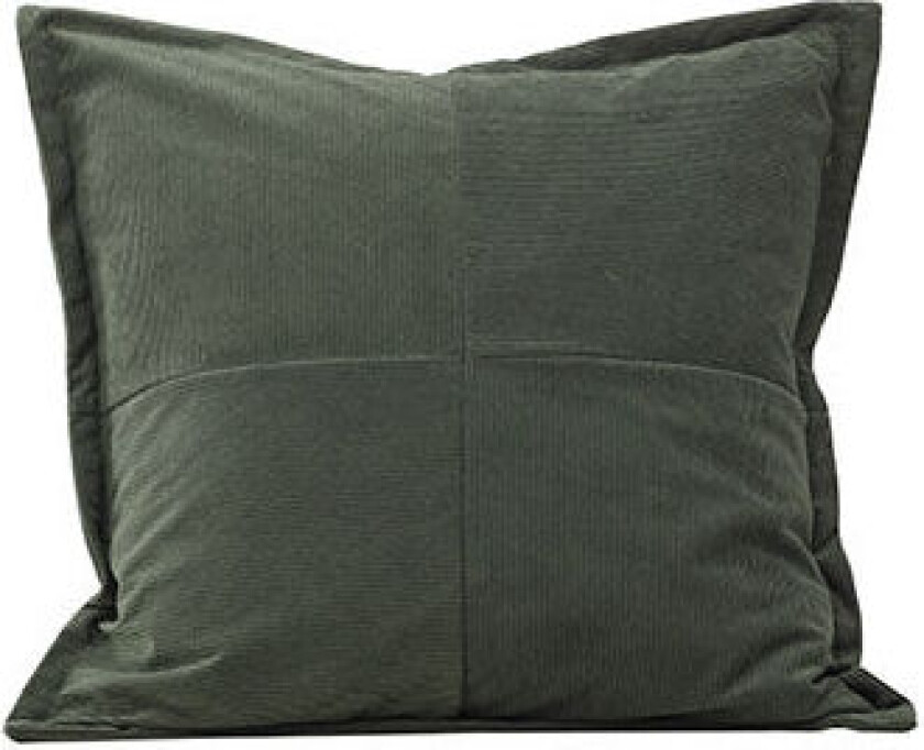 Lykke putetrekk 50x50cm mørkegrønn.